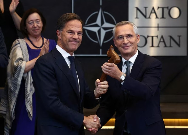 ＮＡＴＯ、ルッテ事務総長が就任　ウクライナへの支持表明 - ảnh 1