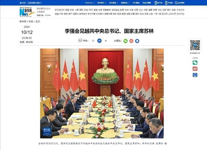 中国、ベトナムとの関係強化に意欲   李強首相がベトナム訪問 - ảnh 1