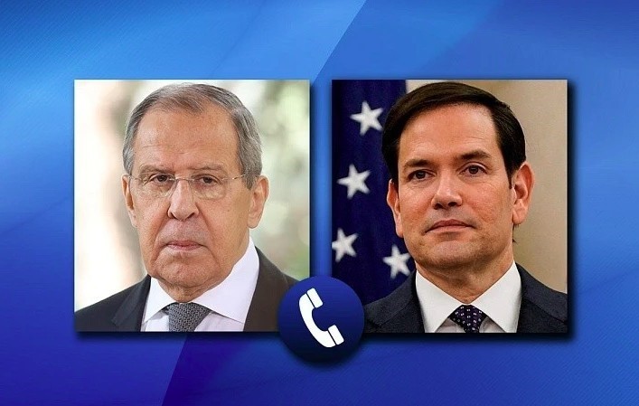 米ロシア外相、「次のステップ」を電話協議 - ảnh 1