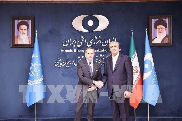 イラン外相 IAEA事務局長と会談 米と核開発協議前に意見交換か - ảnh 1