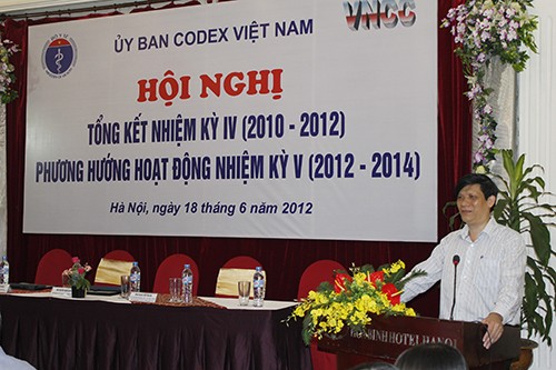 Codex Vietnam membuat naskah produksi dan bisnis terhadap bahan makanan yang mencapai patokan nasional - ảnh 1