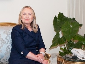 Menlu AS  Hillary Clinton  tiba di Israel - ảnh 1