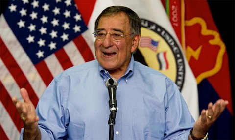 Menhan Amerika Serikat Leon Panetta menemui  timpalannya dari Israel  Ehud Barak - ảnh 1