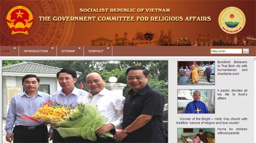 Departemen  Agama Pemerintah Vietnam meluncurkan  portal tentang agama  versi bahasa Inggeris - ảnh 1