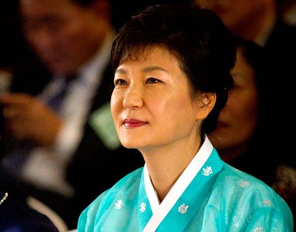 Upacara penyambutan Presiden  Republik Korea  Park Geun-hye - ảnh 1