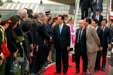 PM Vietnam, Nguyen Tan Dung  melakukan kunjungan resmi di Kerajaan Belgia. - ảnh 1