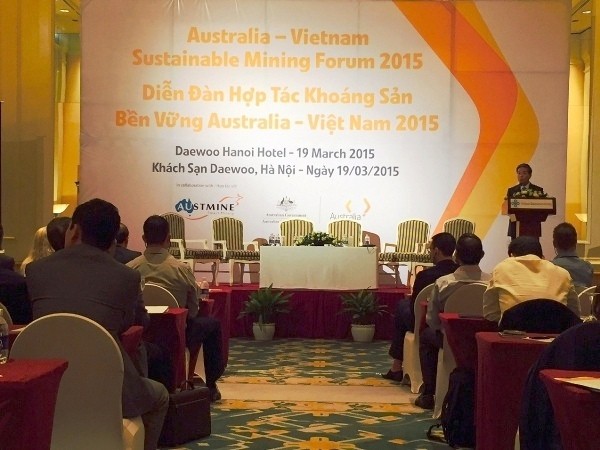 Forum  Kerjasama Mineral yang berkesinambungan Vietnam-Australia: 2015 - ảnh 1