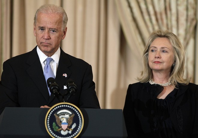 Pemilih Partai Demokrat mendukung Wapres Joe Biden  mencalonkan diri - ảnh 1