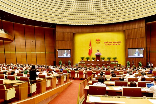 MN Vietnam angkatan membahas Rancangan Kitab Undang-Undang Hukum Acara Administrasi (amandemen). - ảnh 1