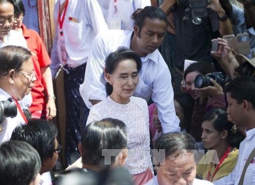 Pemimpin NLD berhati-hati  tentang hasil pemilu di Myanmar - ảnh 1