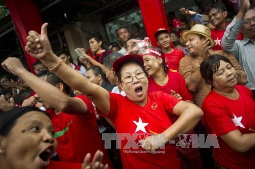 Myanmar mengumumkan 106 legislator yang terpilih dalam pemilu pada hari penghitungan pertama - ảnh 1