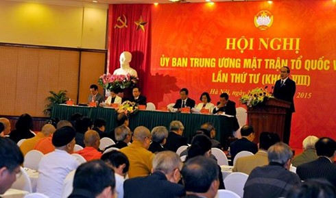 Konferensi ke-4 Pengurus Besar  Front Tanah Air Vietnam angkatan ke-8 - ảnh 1