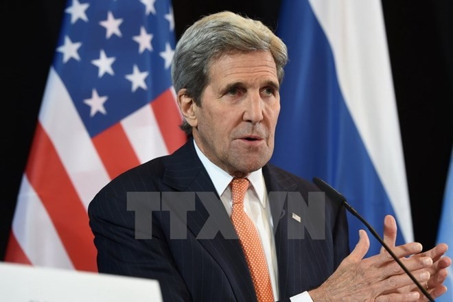 Menlu AS, John Kerry melakukan kunjungan di Mongolia:  - ảnh 1