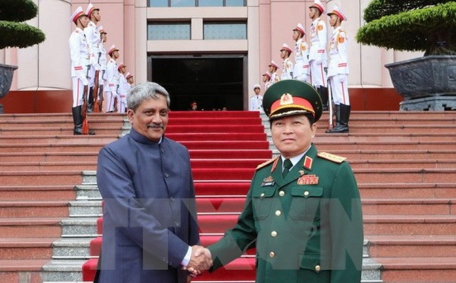 Delegasi militer tingkat tinggi Vietnam melakukan kunjungan persahabatan resmi di India - ảnh 1