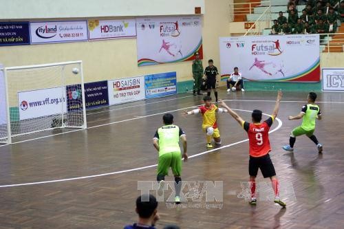 Pembukaan babak penyisihan turnamen kejuruan nasional futsal HD Bank Cup-2017 - ảnh 1