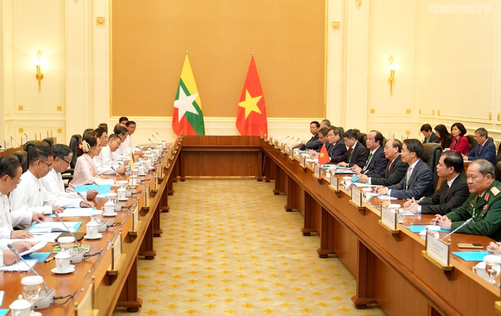 Vietnam-Myanamar memperkuat kerjasama komprehensif - ảnh 1