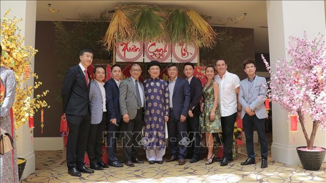 Komunitas orang Vietnam di Australia dengan bergelora menyambut Hari Raya Tet-2020 - ảnh 1