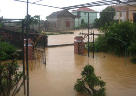 Continuous relief for the central region after typhoon Wutip - ảnh 1