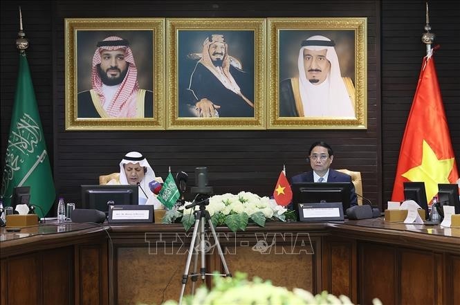 Prime Minister Pham Minh Chinh attends Vietnam-Saudi Arabia Business Forum - ảnh 1