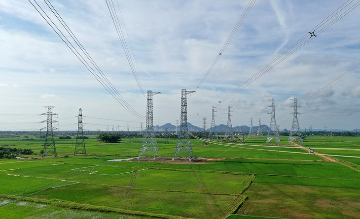 Major sections of Circuit-3 500kV transmission line inaugurated - ảnh 2