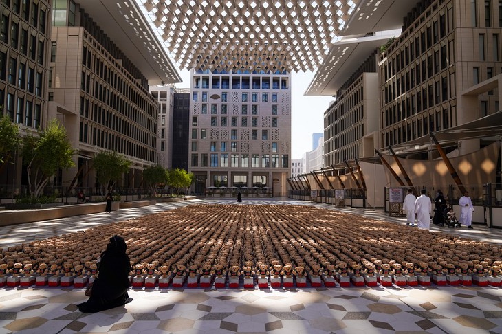 Exhibition of teddy bears in memory of deceased Gazan children - ảnh 1