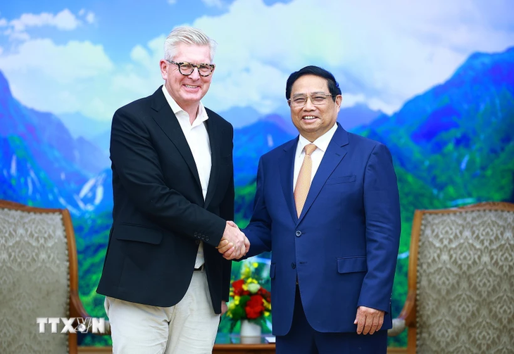 PM Pham Minh Chinh meets Ericsson CEO - ảnh 1