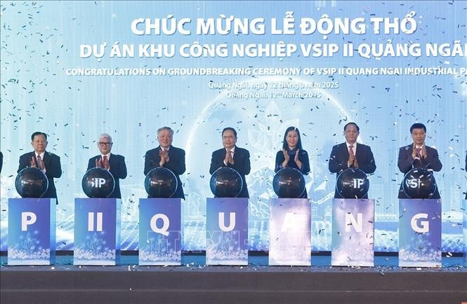 Construction starts on Singapore-invested industrial park  - ảnh 1