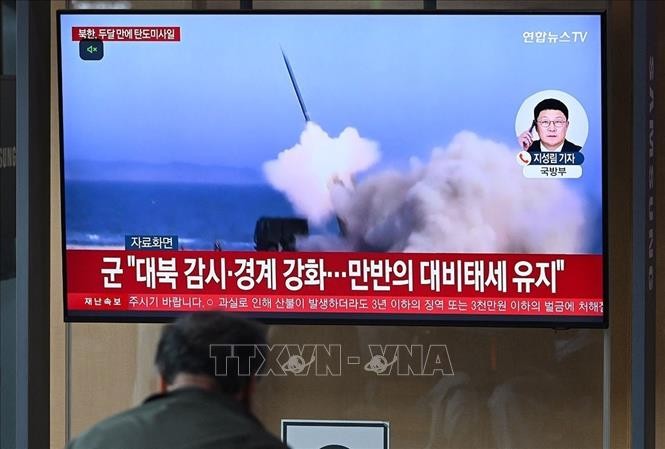 US, South Korea, Japan concerned over North Korea's missile launch - ảnh 1