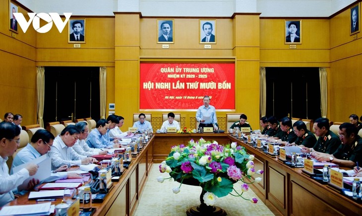 Party Chief chairs Central Military Commission’s meeting - ảnh 1