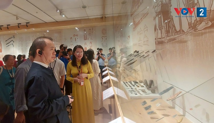 Archaeological discoveries from Vuon Chuoi exhibited - ảnh 1