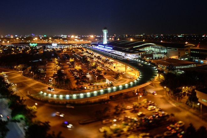 Saigon viewed from above, with miniature effect - ảnh 7