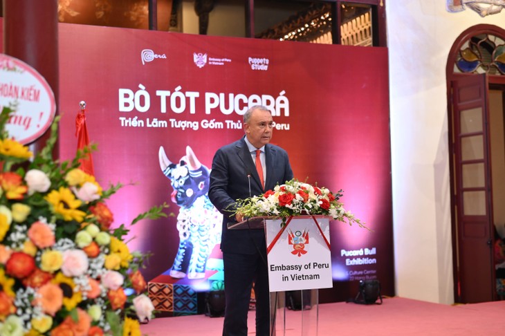 Hanoi exhibition spotlights Peru’s bull art  - ảnh 1