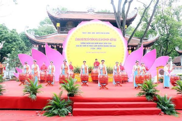 Con Son-Kiep Bac Spring Festival to open on February 23 - ảnh 1