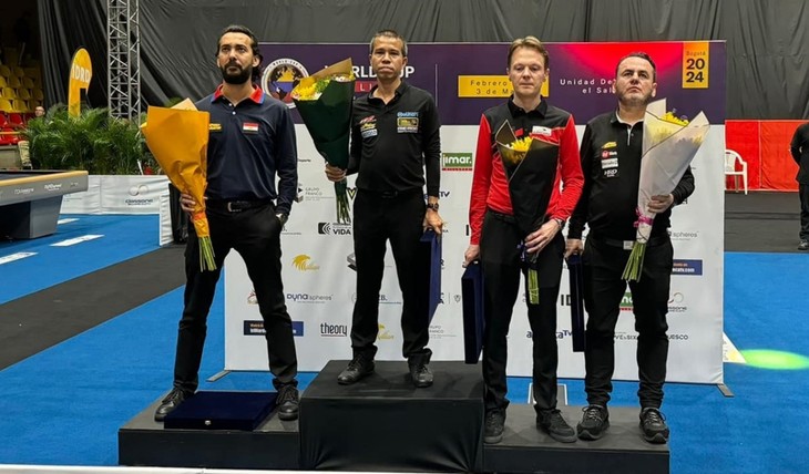 Vietnamese player wins billiard World Cup for third time - ảnh 1