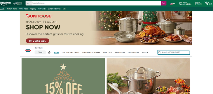 Sunhouse leverages tech for global success on Amazon - ảnh 1