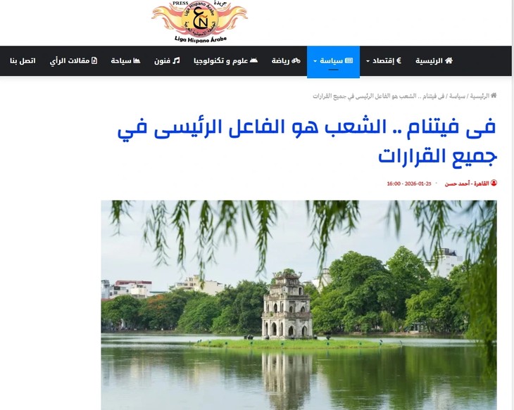 People identified as the core of all Vietnam’s National Party Congress documents: Egyptian media  - ảnh 1