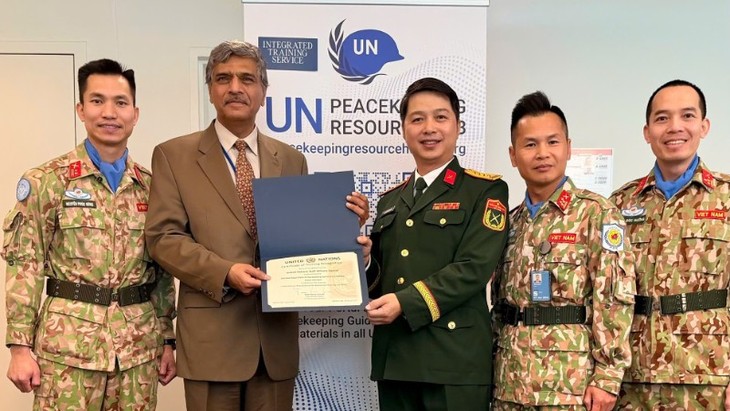 Vietnam affirms its capacity in United Nations peacekeeping training - ảnh 1