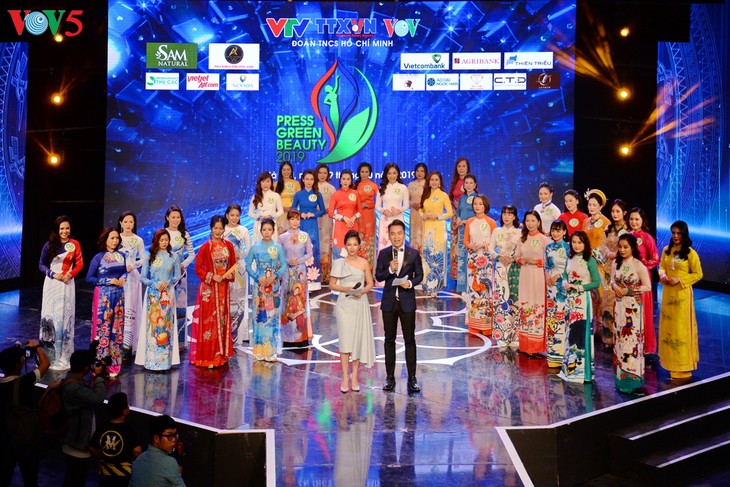 Lung linh sắc màu đêm chung kết cuộc thi sắc đẹp “Press Green Beauty 2019“ - ảnh 2