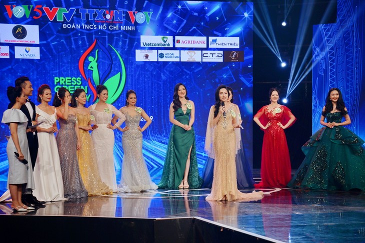 Lung linh sắc màu đêm chung kết cuộc thi sắc đẹp “Press Green Beauty 2019“ - ảnh 19
