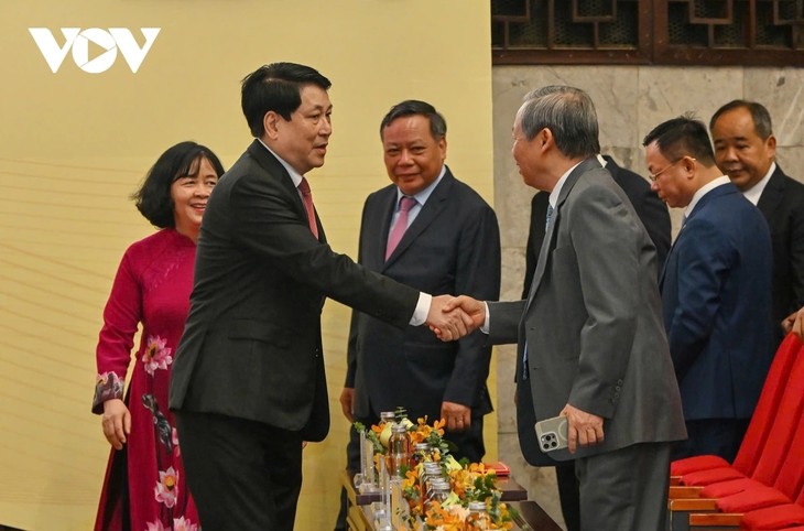 Lãnh đạo Đảng, Nhà nước dự Lễ công bố các nghị quyết, quyết định sáp nhập đơn vị hành chính - ảnh 3