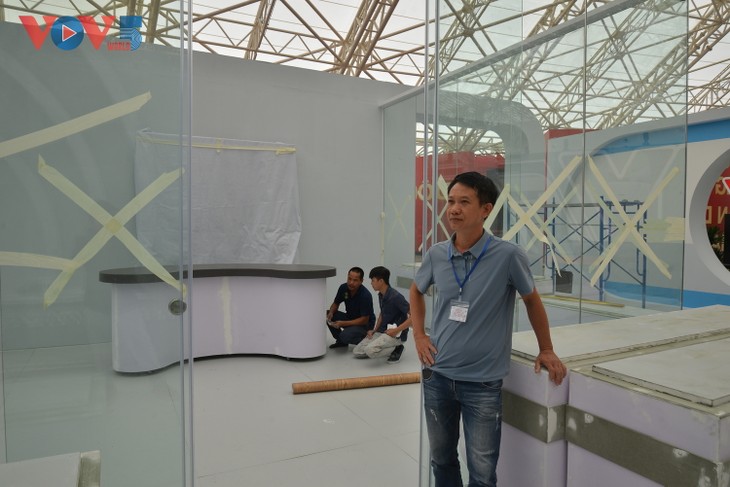 VOV nỗ lực chuẩn bị tái hiện lịch sử tại Triển lãm 80 năm hành trình Độc lập-Tự do-Hạnh phúc - ảnh 12