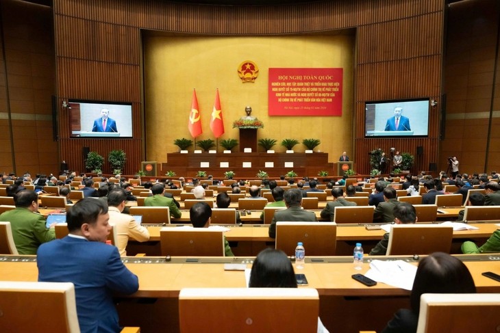 Toàn cảnh Hội nghị quán triệt, triển khai Nghị quyết 79 và 80 của Bộ Chính trị - ảnh 12