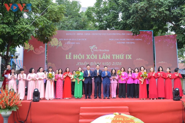 Lễ hội xôi Phú Thượng - Quảng bá di sản tới bạn bè năm Châu - ảnh 20