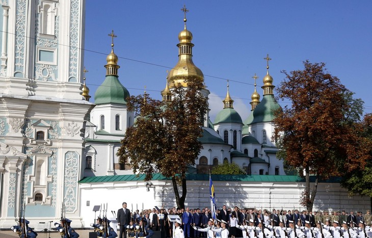 Ukraine: Deux blessés dans une explosion en plein centre de Kiev - ảnh 1