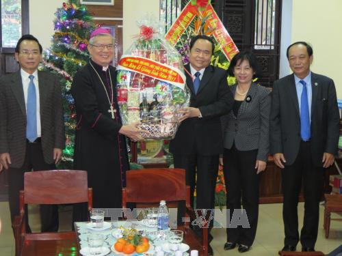 Déplacement du président du Front de la patrie à Danang - ảnh 2