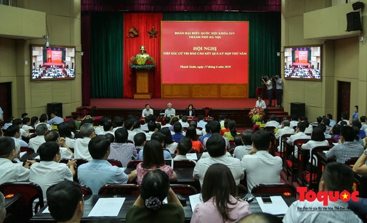 Nguyên Phu Trong rencontre l’électorat hanoien - ảnh 1