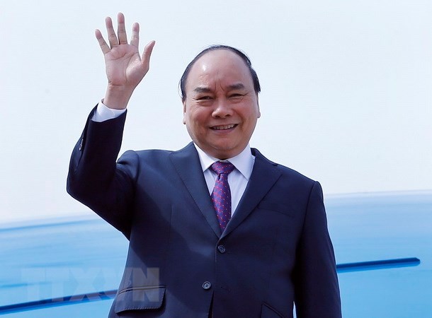 Nguyên Xuân Phuc arrive à Shanghai - ảnh 1