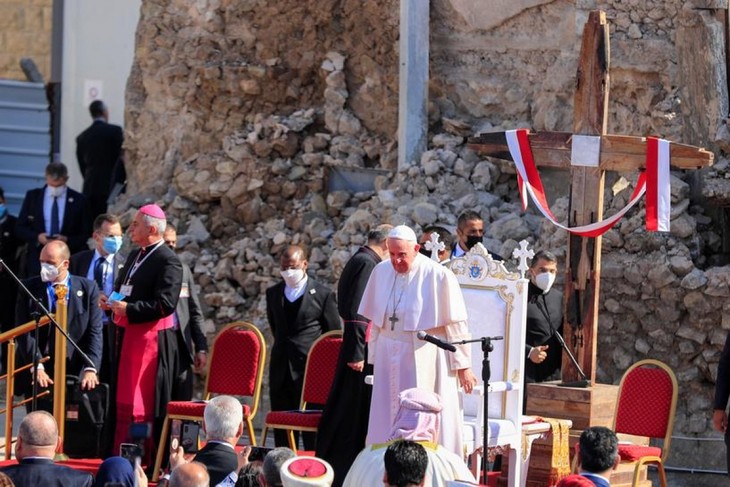 À Erbil, le pape François célèbre la plus grande messe en Irak