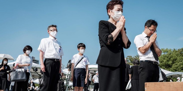 Hiroshima: le Japon commémore les 76 ans du bombardement atomique - ảnh 1