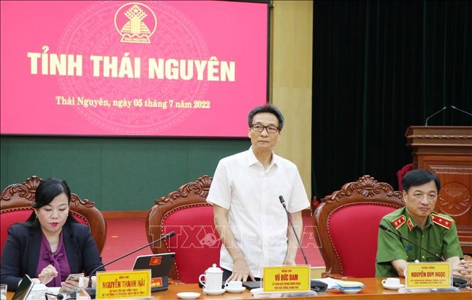 Vu Duc Dam en déplacement à Thai Nguyên - ảnh 1